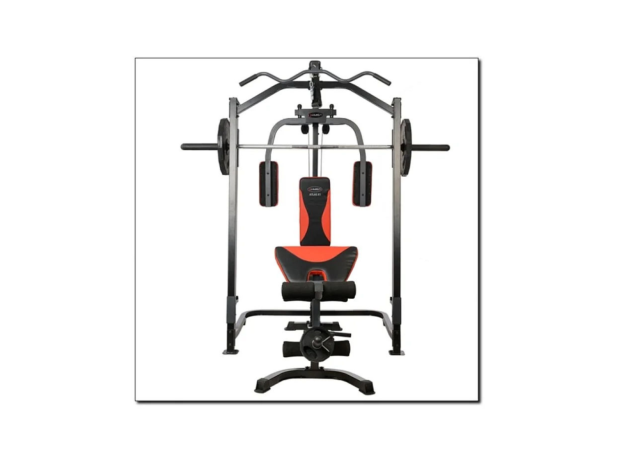 Máquina de Musculação Atlas X1 HMS 17-51-001 para Treino Completo