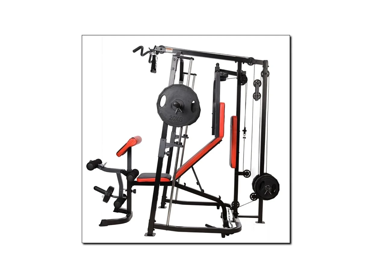 Máquina de Musculação Atlas X1 HMS 17-51-001 para Treino Completo