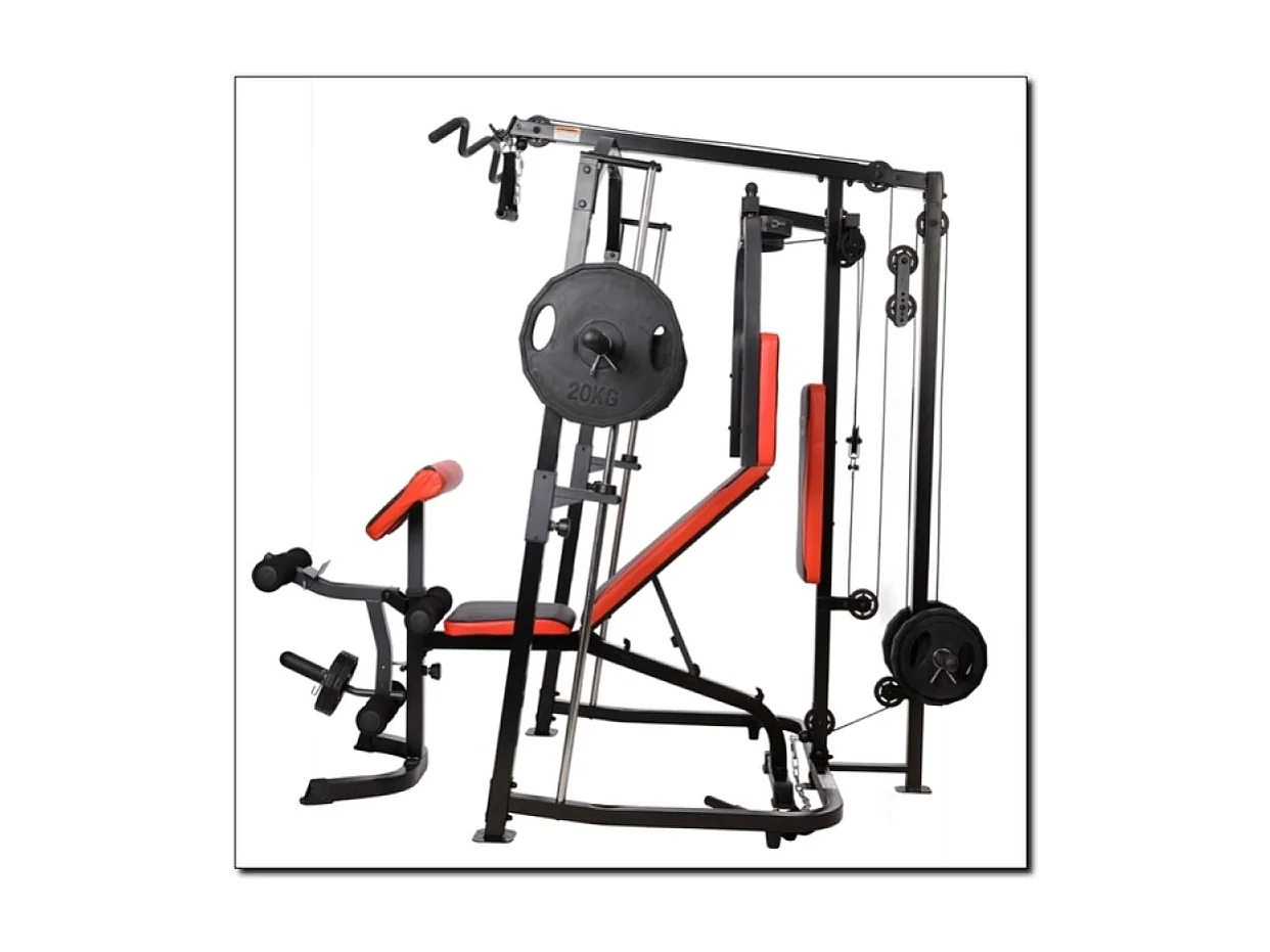 Máquina de Musculação Atlas X1 HMS 17-51-001 para Treino Completo