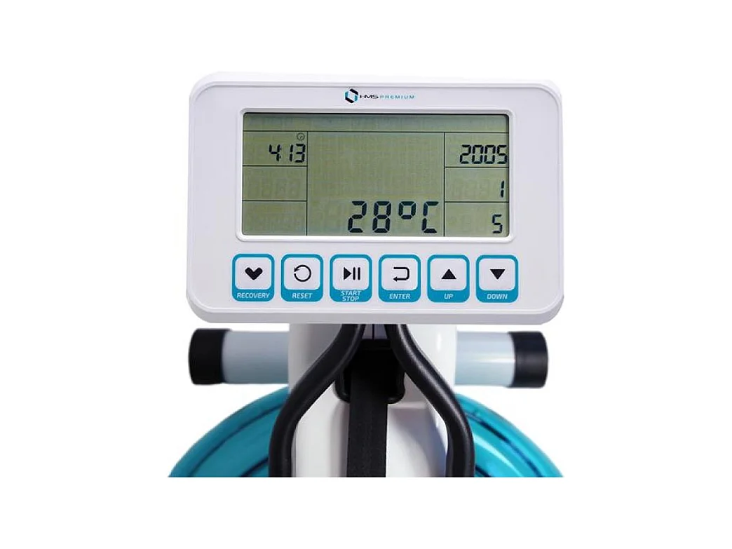 Máquina de Remo HMS Premium SEMI COMERCIAL ZW1600 com Resistência Hídrica
