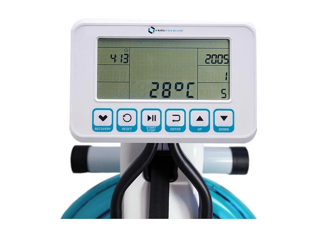 Máquina de Remo HMS Premium SEMI COMERCIAL ZW1600 com Resistência Hídrica