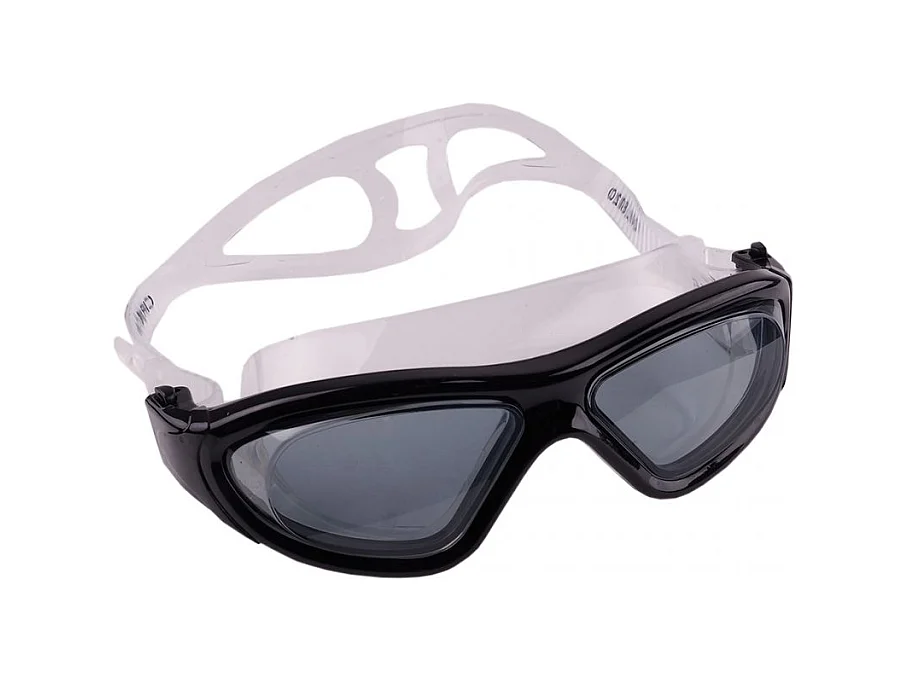Óculos de Natação Crowell Idol 8120 Brancos e Pretos para Adultos e Adolescentes