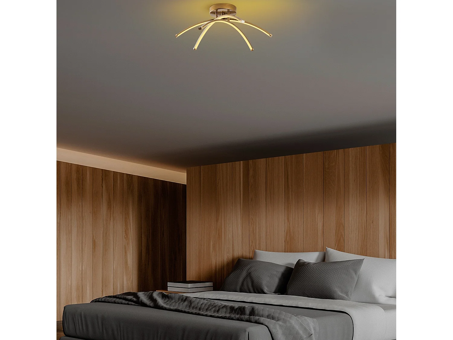 Candeeiro Dourado Ledbanana - Elegância e Sofisticação para o Seu Espaço