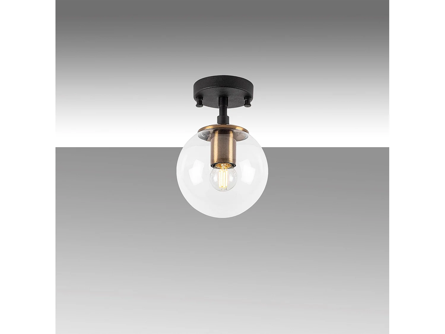 Candeeiro Preto Antigo Atmaca 10205 - Elegância e Sofisticação para Seu Espaço