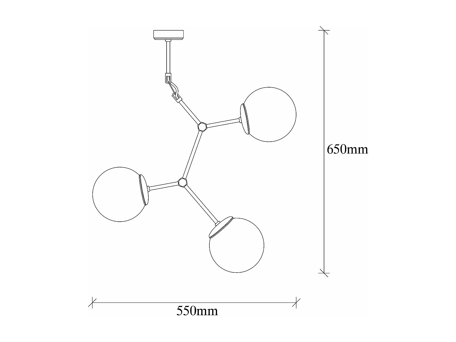 Candeeiro Moderno Damar 6317 - Elegância e Sofisticação para o Seu Espaço