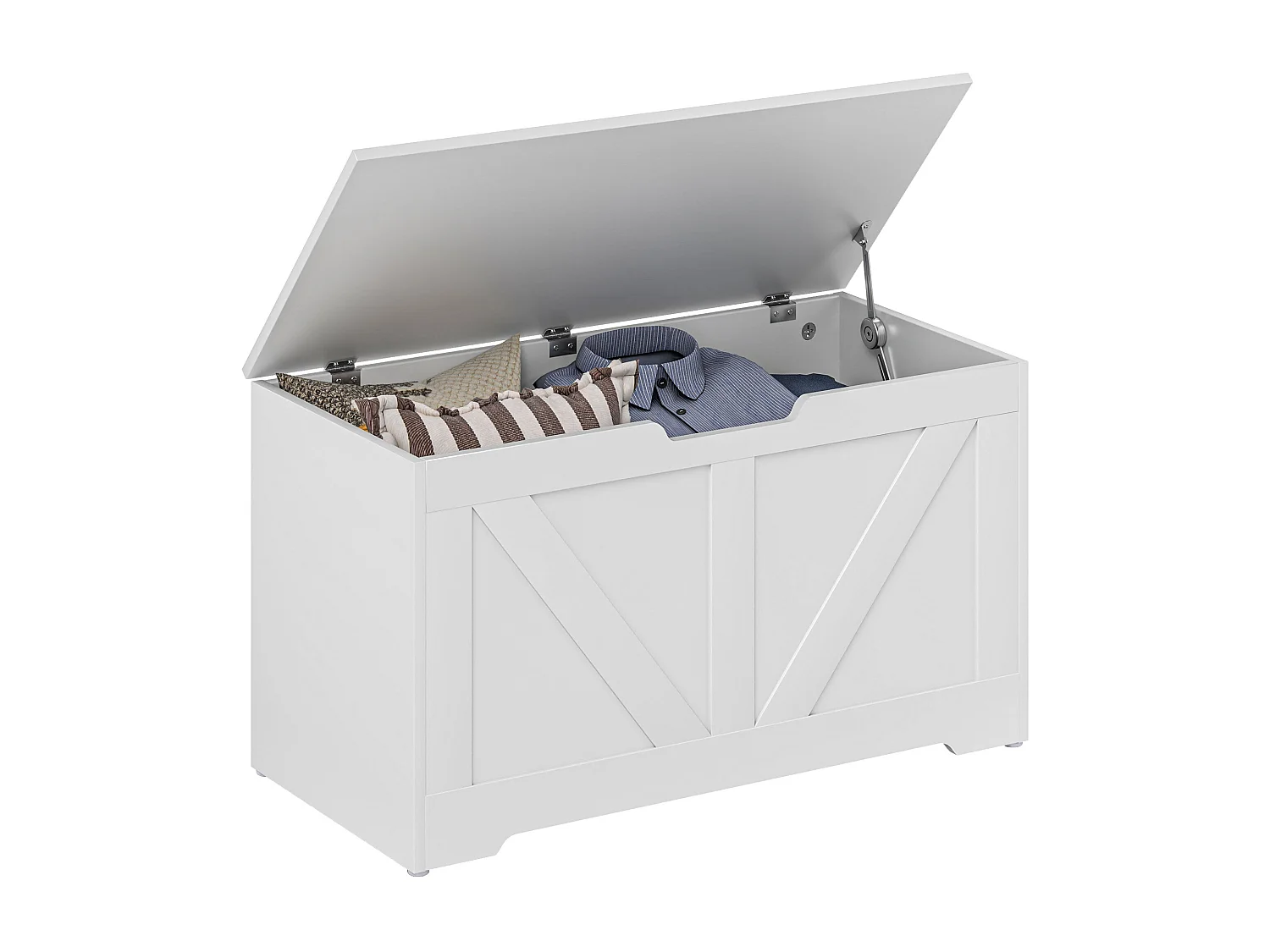 Baú de Armazenamento Versátil 100L para Casa e Quarto - Estilo Moderno e Funcional