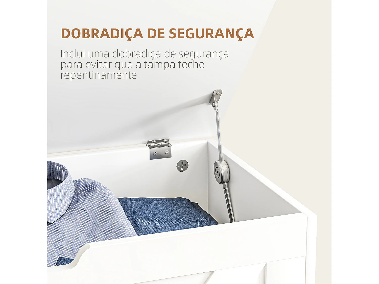 Baú de Armazenamento Versátil 100L para Casa e Quarto - Estilo Moderno e Funcional