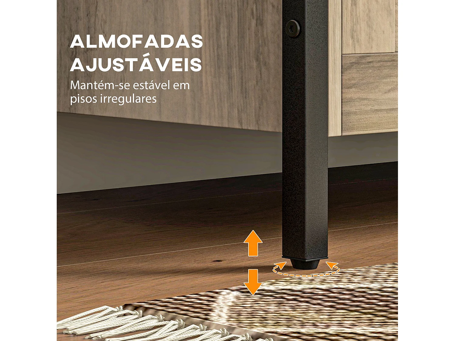 Baú de Armazenamento Versátil para Sala e Quarto – Modelo Lyon 95L com Dobradiça de Segurança e Design Moderno