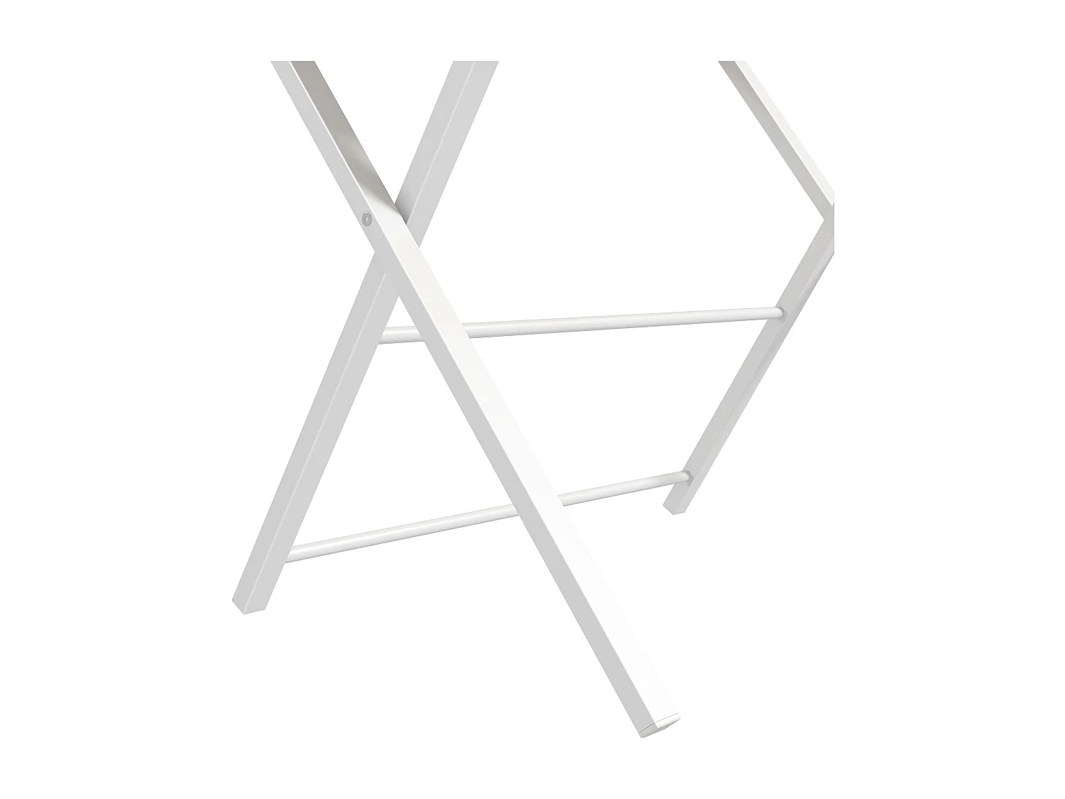 Escritorio Botel Homcom pregable con estante blanco/natural 84x81,5x70 cm