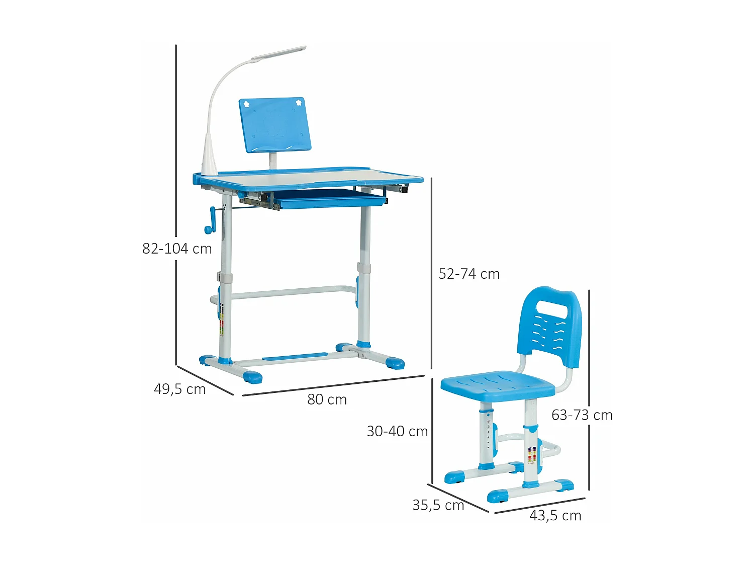 Secretária de Canto Moderna Reykjavik 80x49 em Branco - Perfeita para Estudo e Trabalho