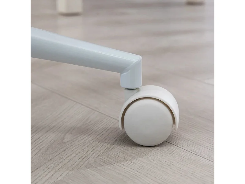 Silla de escritorio Osso Homcom altura regulable rosa 80-90x50x56 cm