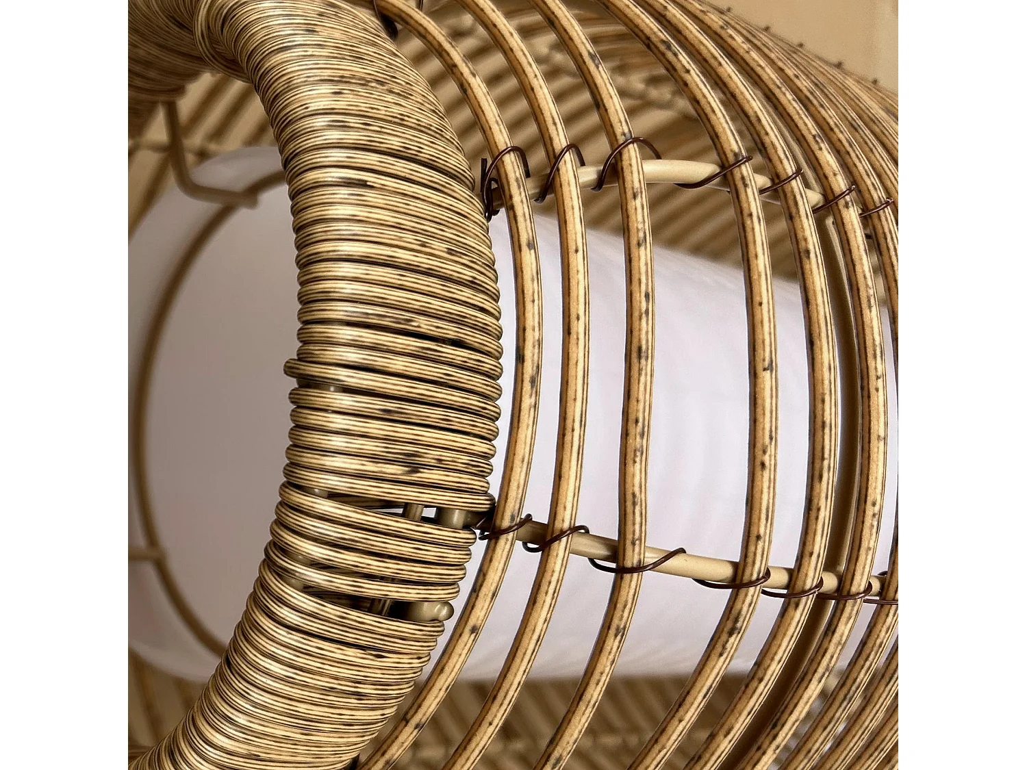 Farolillo solar Ashti Outsunny luces LED natural Ø18x37 cm