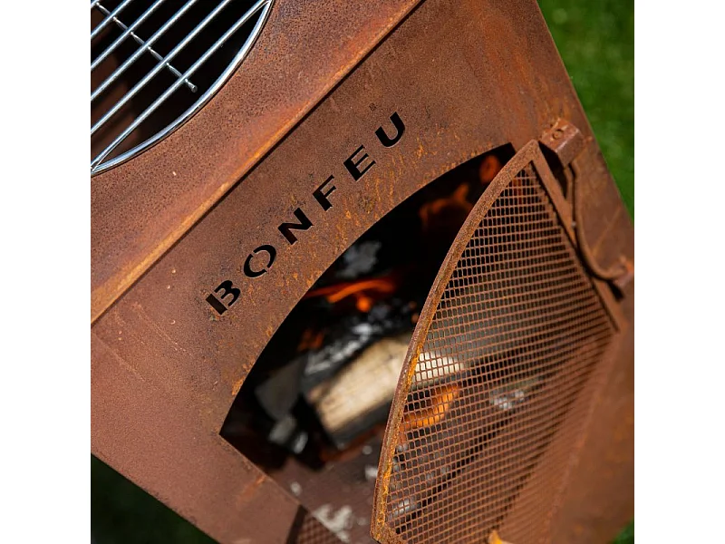 Lareira de Jardim BonCarré BonFeu 3503R em Aço Corten
