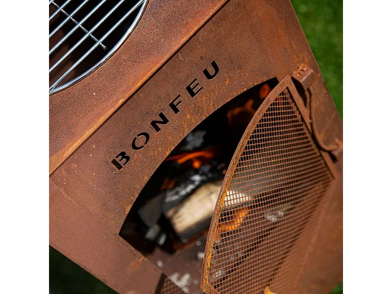 Lareira de Jardim BonCarré BonFeu 3503R em Aço Corten
