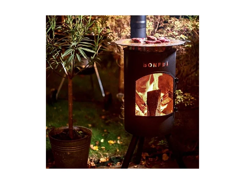 Churrasqueira de Jardim BonGiano SP Rusty 3001R - Compacta e Elegante