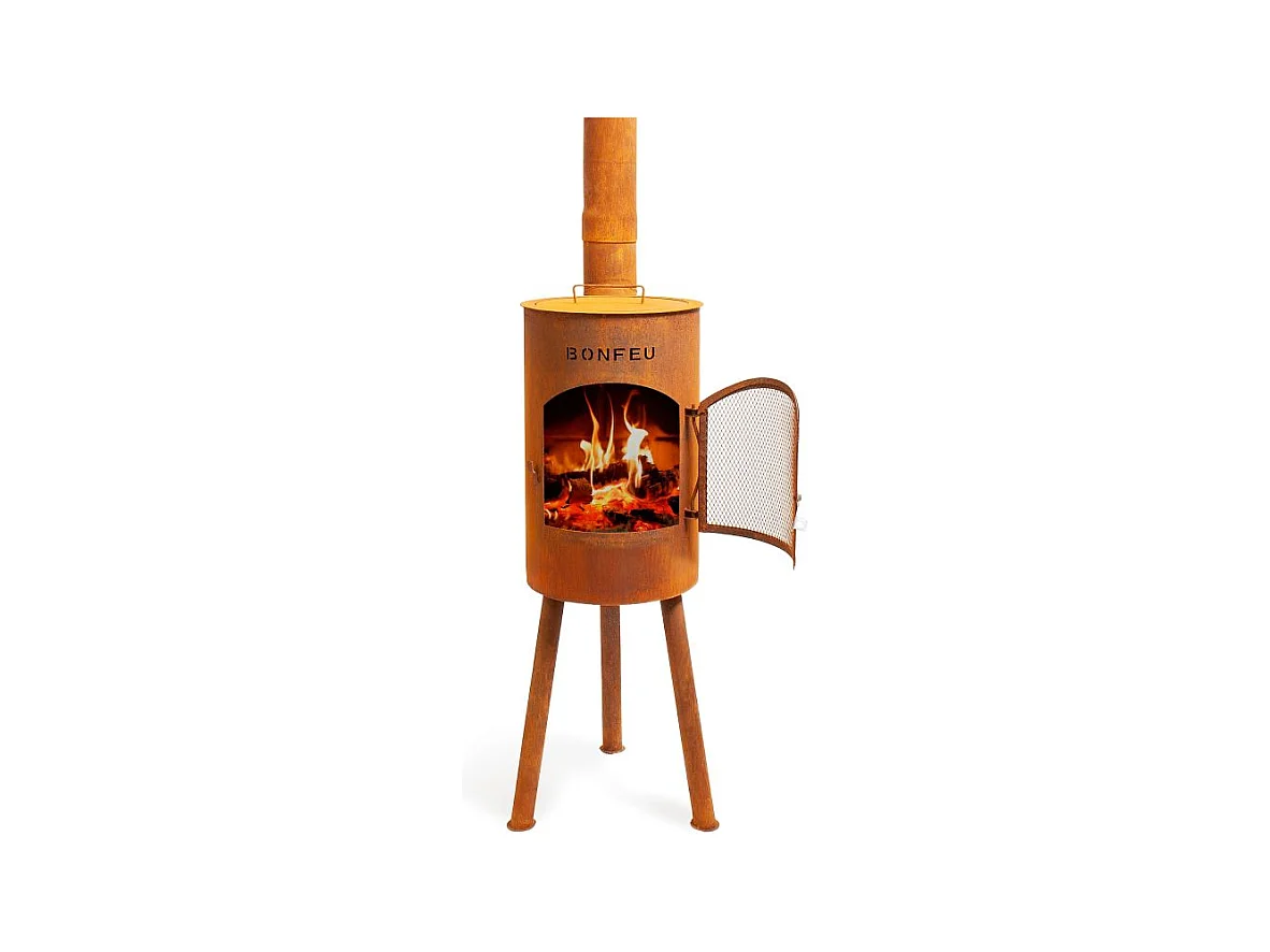 Churrasqueira de Jardim BonGiano SP Rusty 3001R - Compacta e Elegante