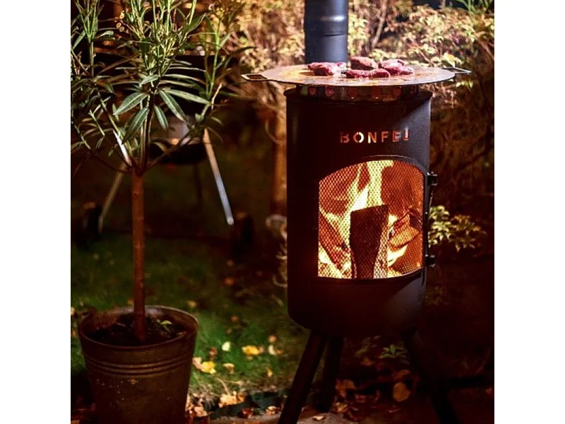 Churrasqueira de Jardim BonGiano SP Rusty 3001R - Compacta e Elegante