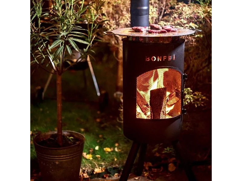 Churrasqueira de Jardim BonGiano SP Rusty 3001R - Compacta e Elegante