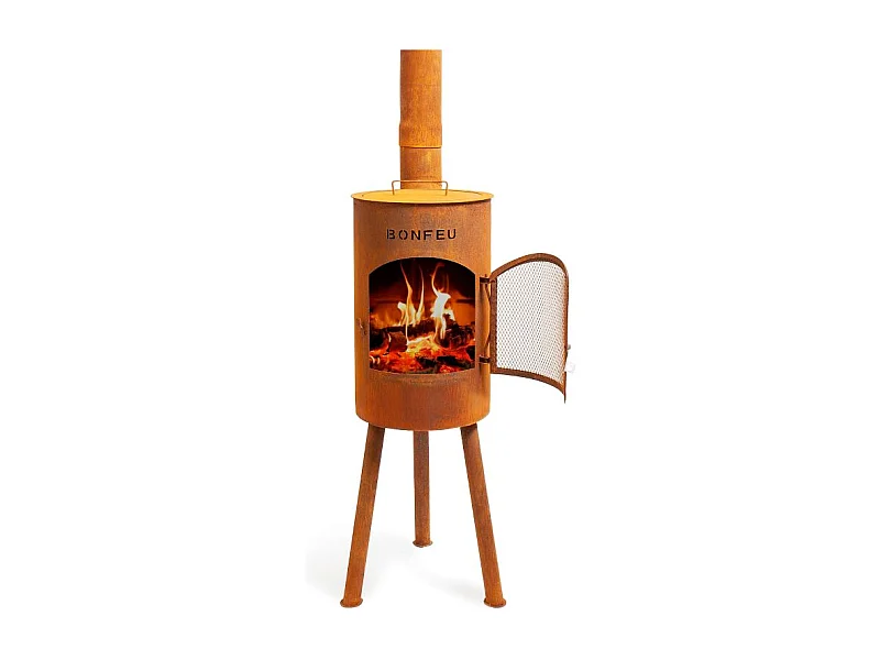 Churrasqueira de Jardim BonGiano SP Rusty 3001R - Compacta e Elegante