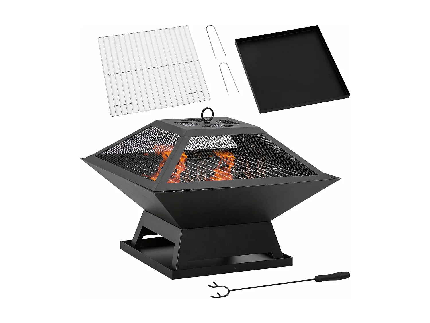 Braseiro de Exterior Cremona: Conforto e Estilo para Seu Jardim