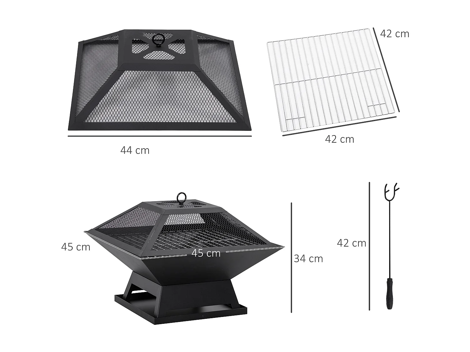 Braseiro de Exterior Cremona: Conforto e Estilo para Seu Jardim