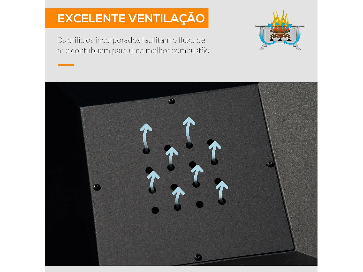 Braseiro de Exterior Cremona: Conforto e Estilo para Seu Jardim