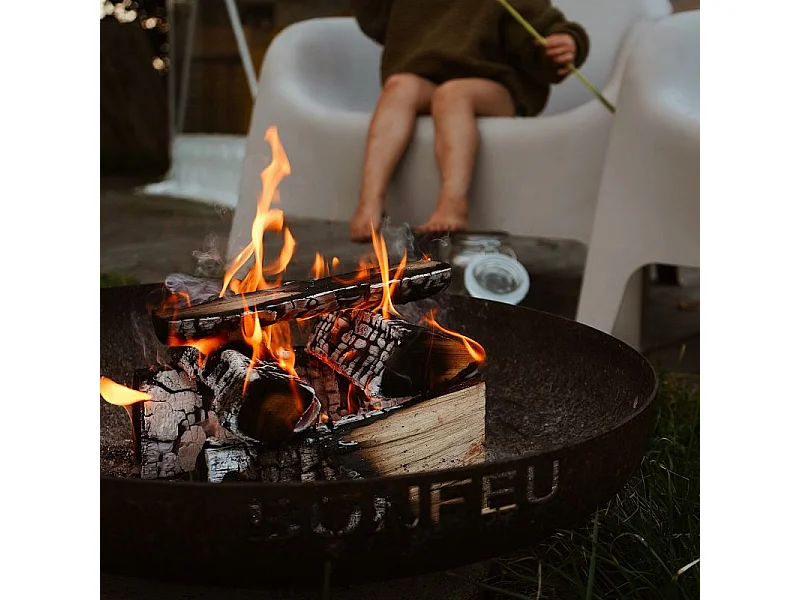 Fogueira de Jardim Bonfeu Bonbowl 100 FB3.100C em Aço Corten