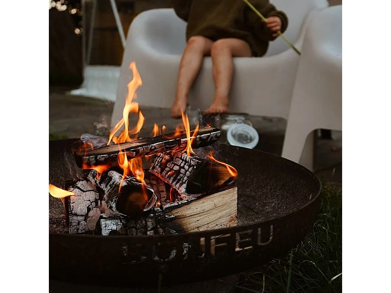 Fogueira de Jardim Bonfeu Bonbowl 100 FB3.100C em Aço Corten