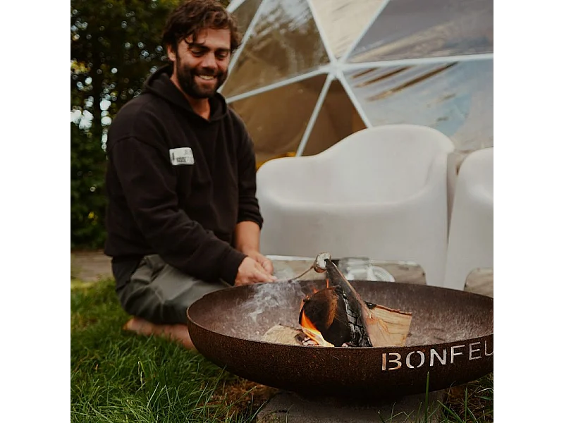 Fogueira de Jardim Bonfeu Bonbowl 100 FB3.100C em Aço Corten