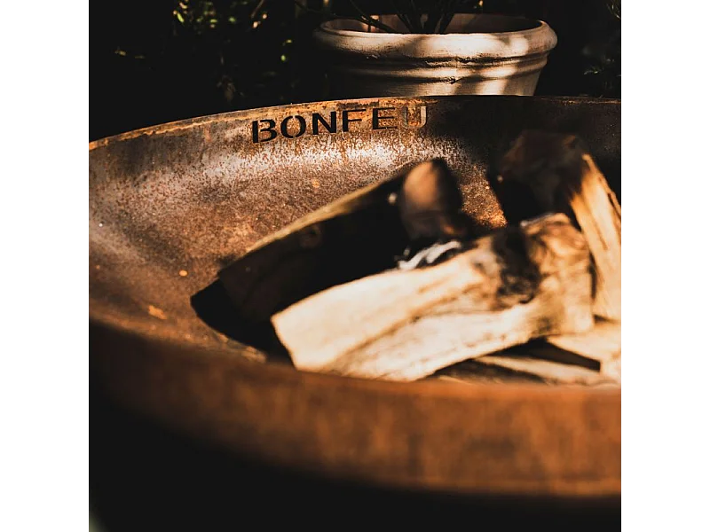 Fogueira de Jardim Bonfeu Bonbowl 100 FB3.100C em Aço Corten
