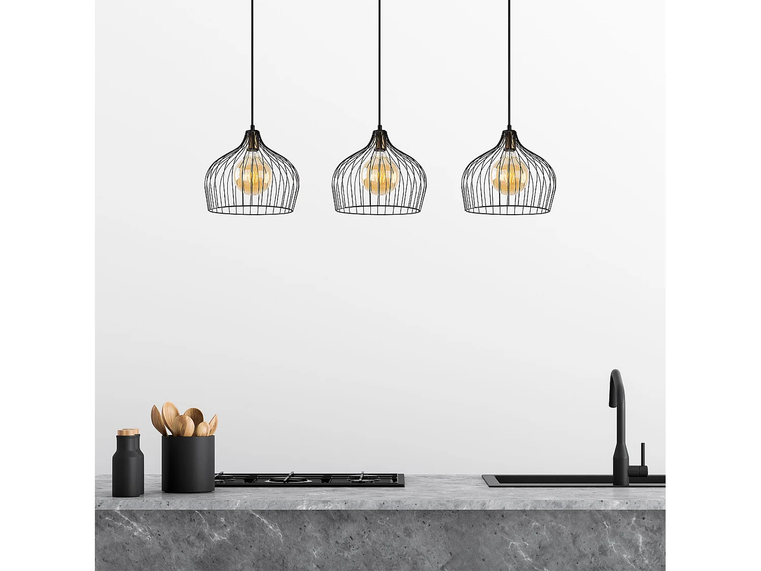 Candeeiro de Metal Bek 11380 - Elegância e Sofisticação para o Seu Espaço