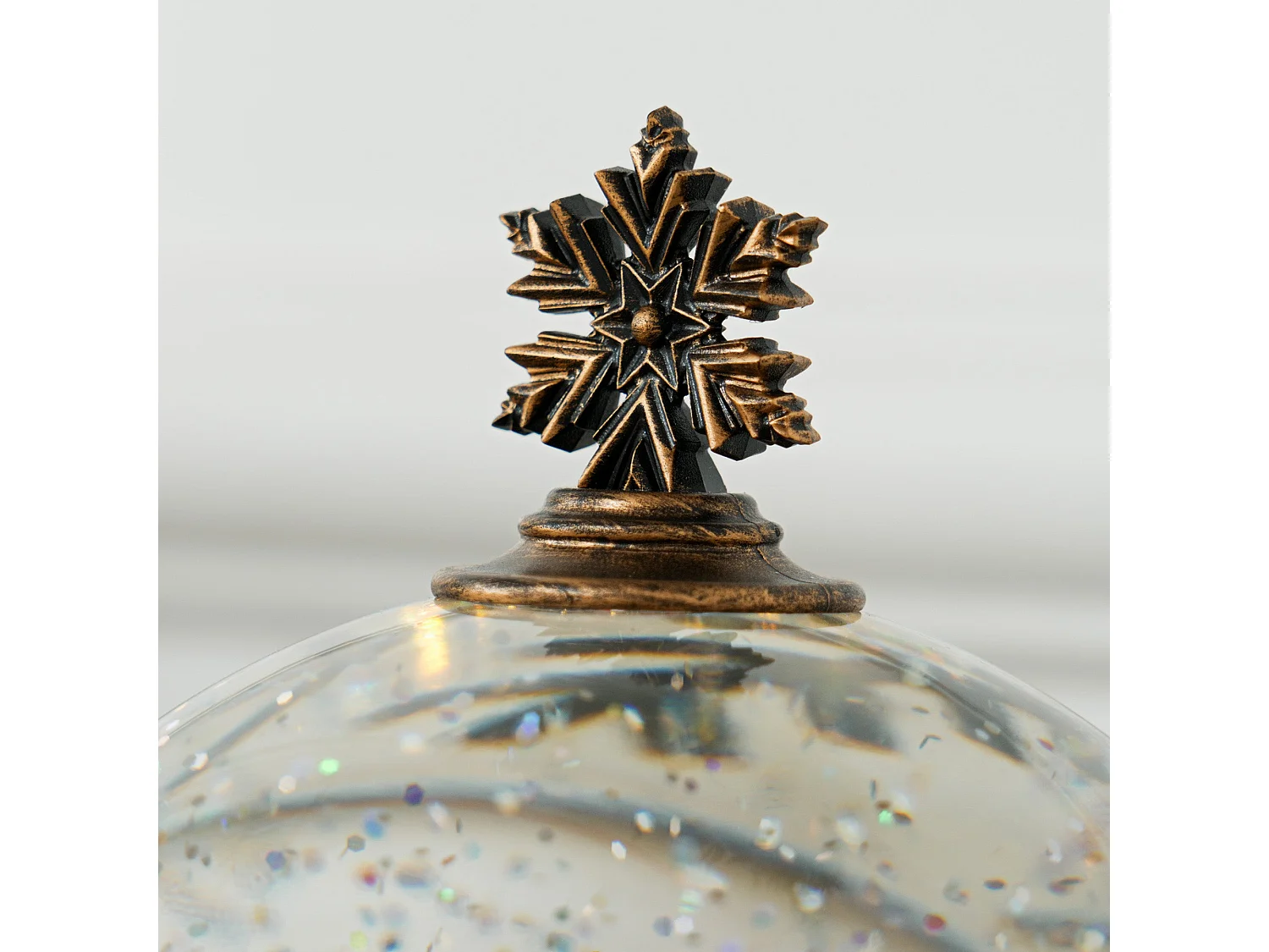 Bola de Neve Musical com Luzes e Cena Natalina - Decoração de Natal Västerås