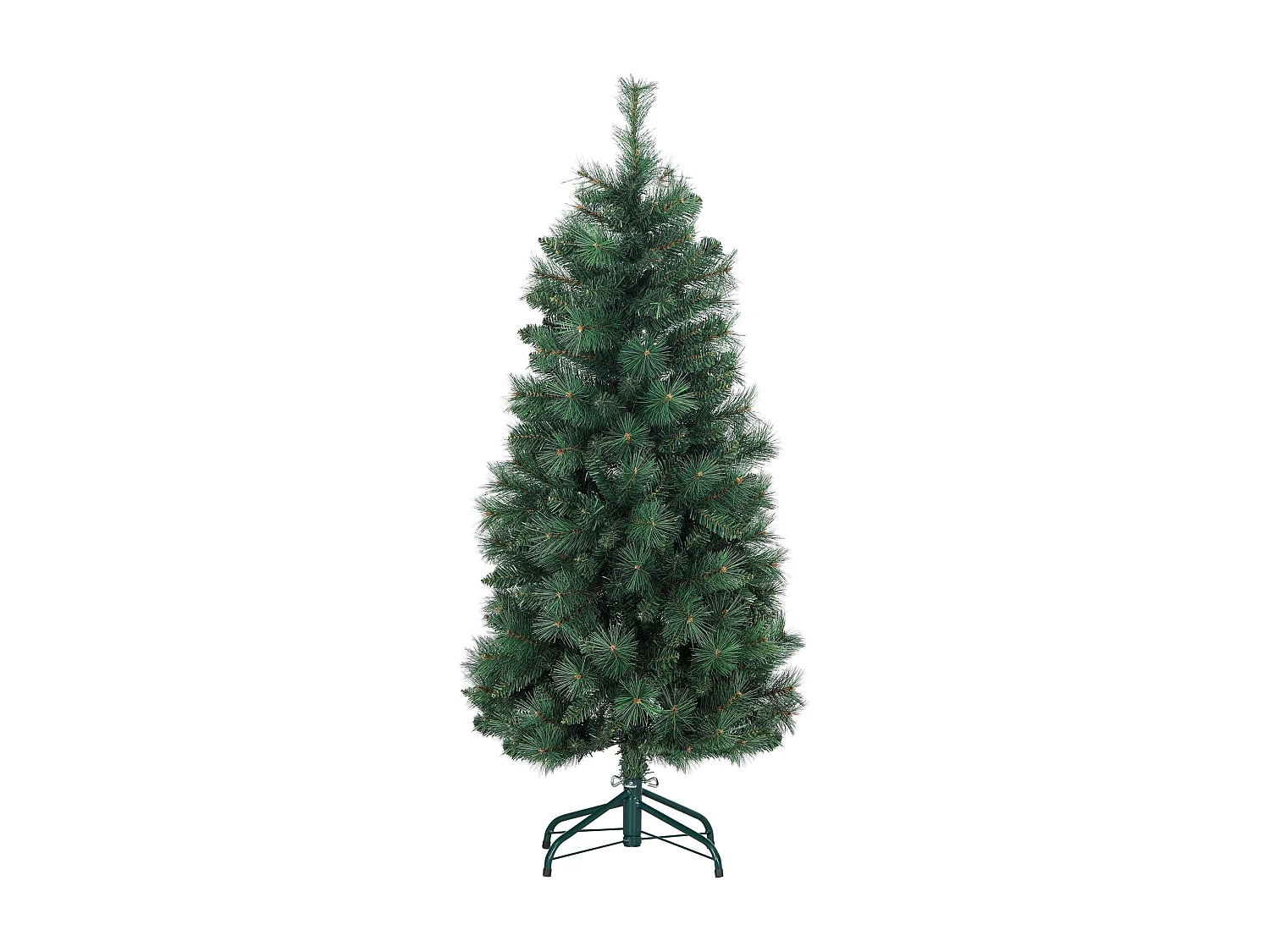Árbol de Navidad Homcom 354 ramas verde Ø60x150 cm