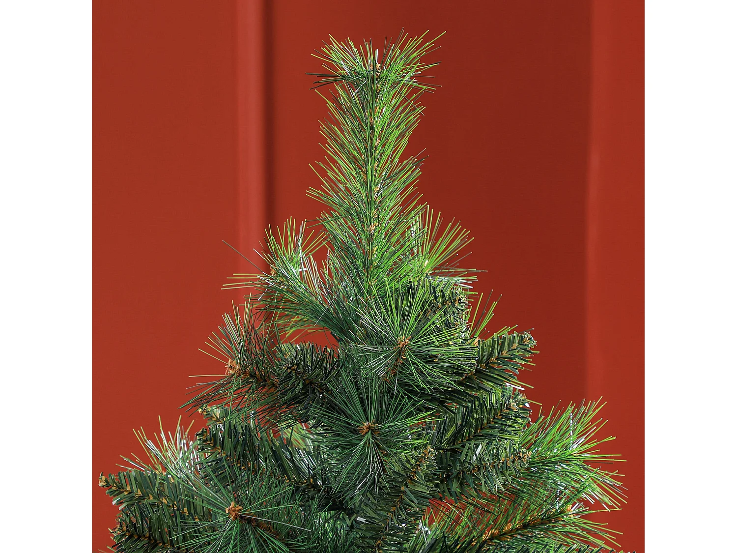 Árbol de Navidad Homcom 354 ramas verde Ø60x150 cm