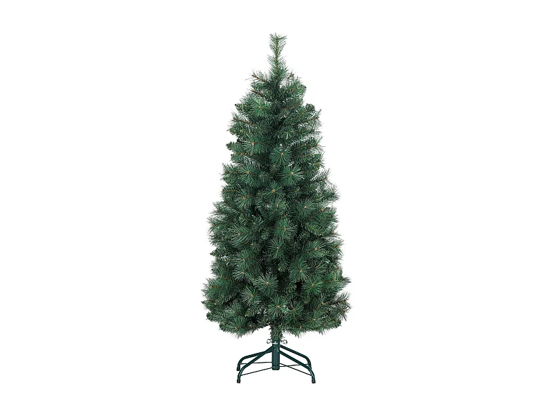 Árvore de Natal Artificial Verde 150 cm com 354 Ramos e Suporte de Metal para Decoração de Festas