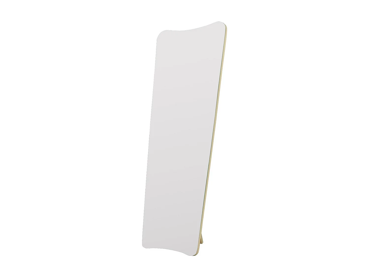 Espelho Ecológico Flotal-e - 55 x 150 x 2,2 cm - Branco Areia - Elegância Moderna para Sua Casa