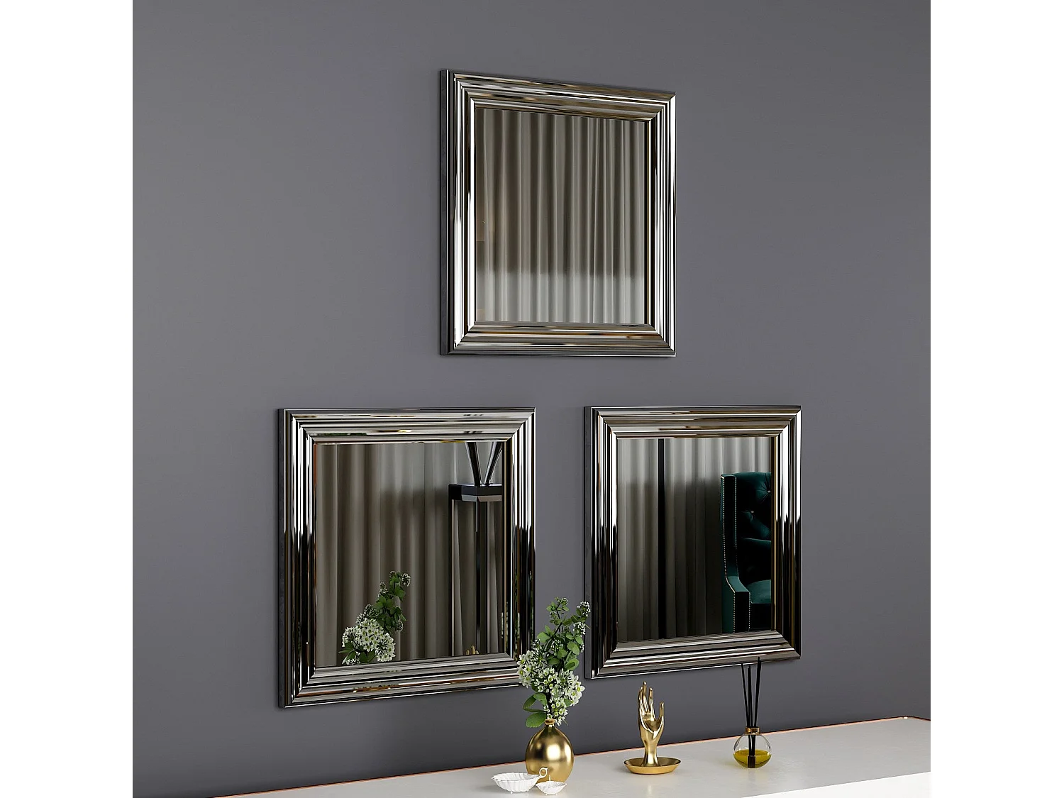 Spiegelset (3 stuks)