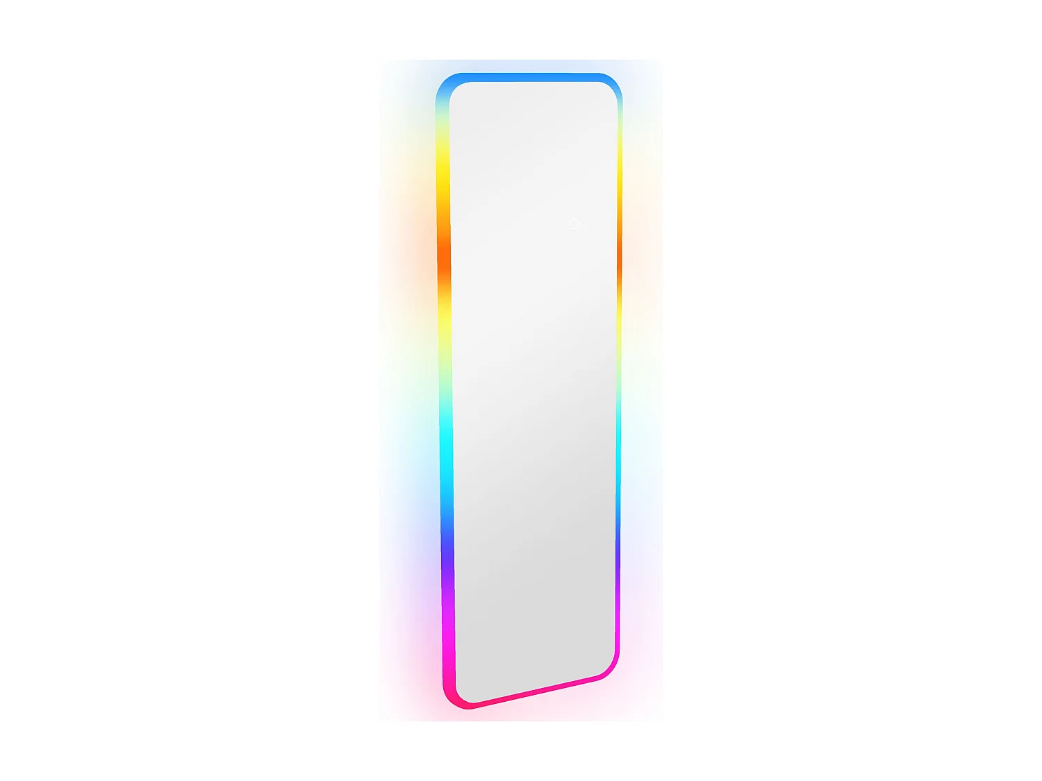 Espelho de Corpo Inteiro com Luzes LED Ajustáveis e Memória RGB - 120x40 cm - Prata Uppsala