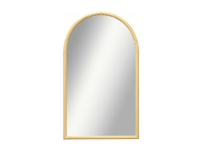 Espelho de Parede Biarritz 65x110 cm com Moldura de Madeira para Sala e Entrada