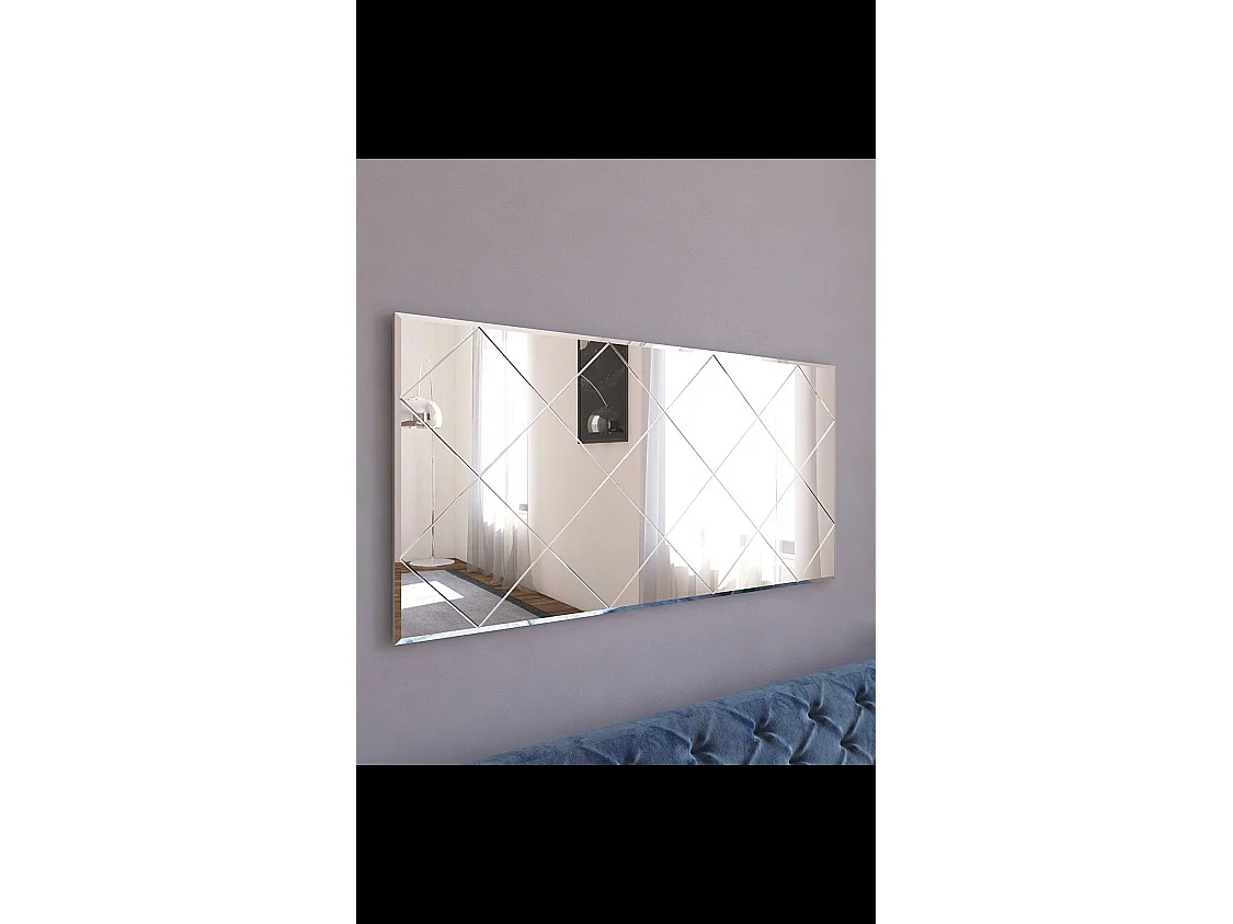 Espelho Argyle Bianco - Elegância Moderna 60x120cm em Branco para Decoração Sofisticada