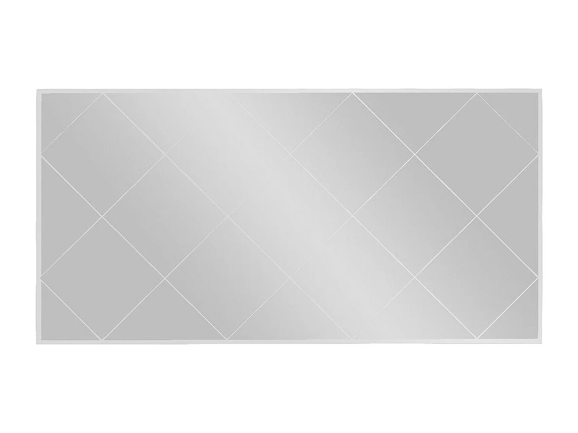 Espelho Argyle Bianco - Elegância Moderna 60x120cm em Branco para Decoração Sofisticada