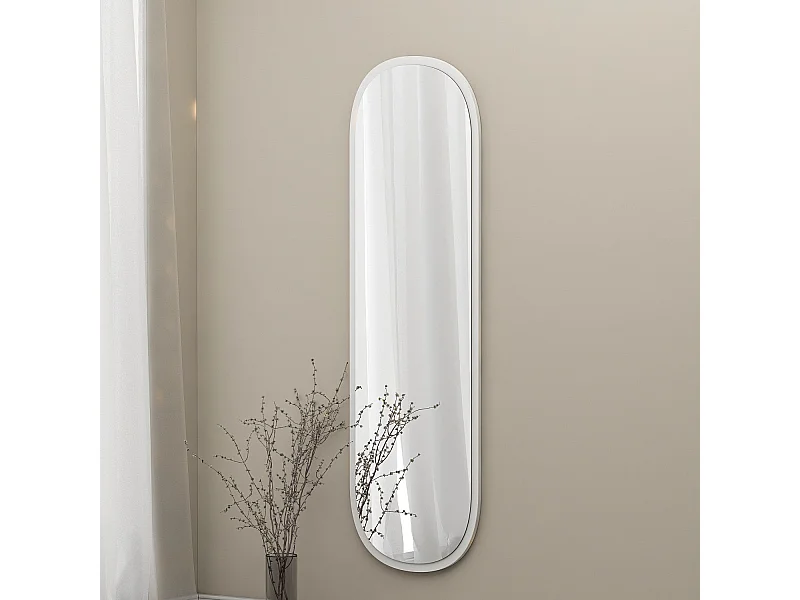 Espelho Ecológico Flotal-e Magnum - 40x120cm em Branco com Design Moderno