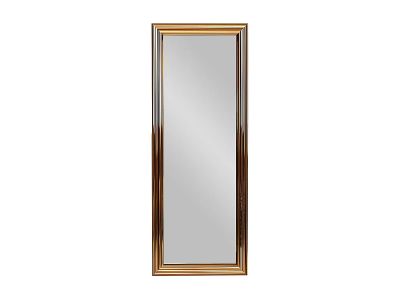 Espelho de Cais com Moldura Bronze - Design Moderno e Elegante - 40 x 105 cm