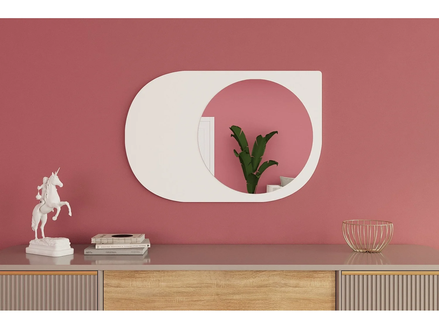 Espelho Ecológico Flotal-e Branco - 60 x 90 cm - Design Moderno e Elegante