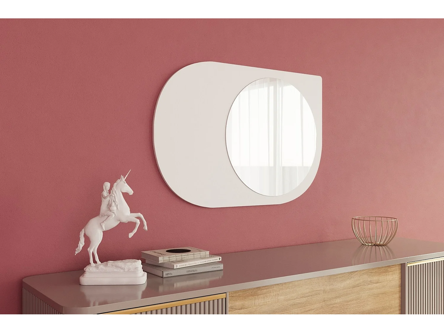 Espelho Ecológico Flotal-e Branco - 60 x 90 cm - Design Moderno e Elegante