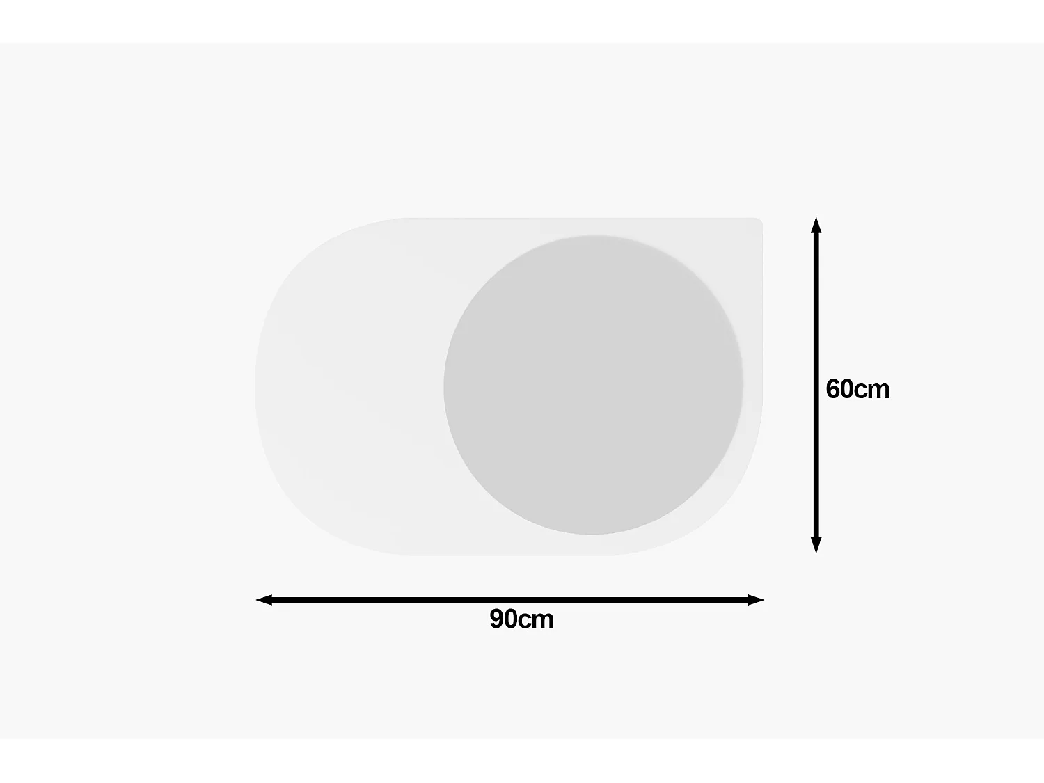 Espelho Ecológico Flotal-e Branco - 60 x 90 cm - Design Moderno e Elegante