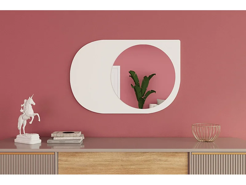 Espelho Ecológico Flotal-e Branco - 60 x 90 cm - Design Moderno e Elegante