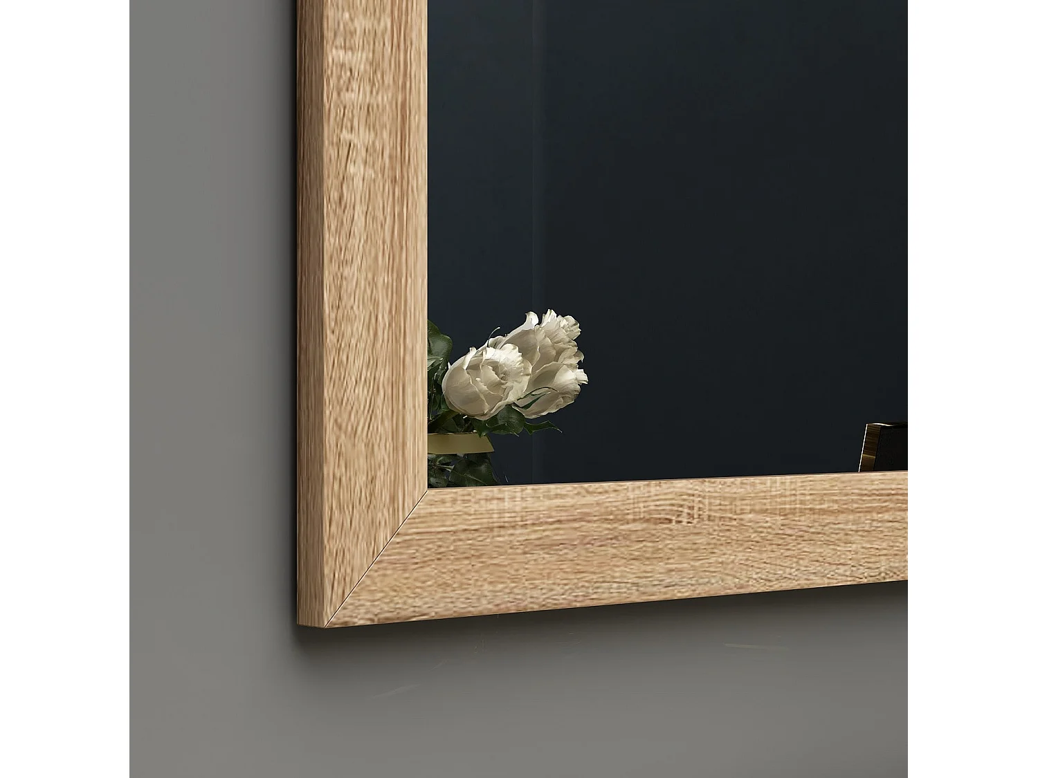 Espelho de Cómoda Moderno "Sesso" - 50 x 75 cm - Elegância Natural para Sua Casa