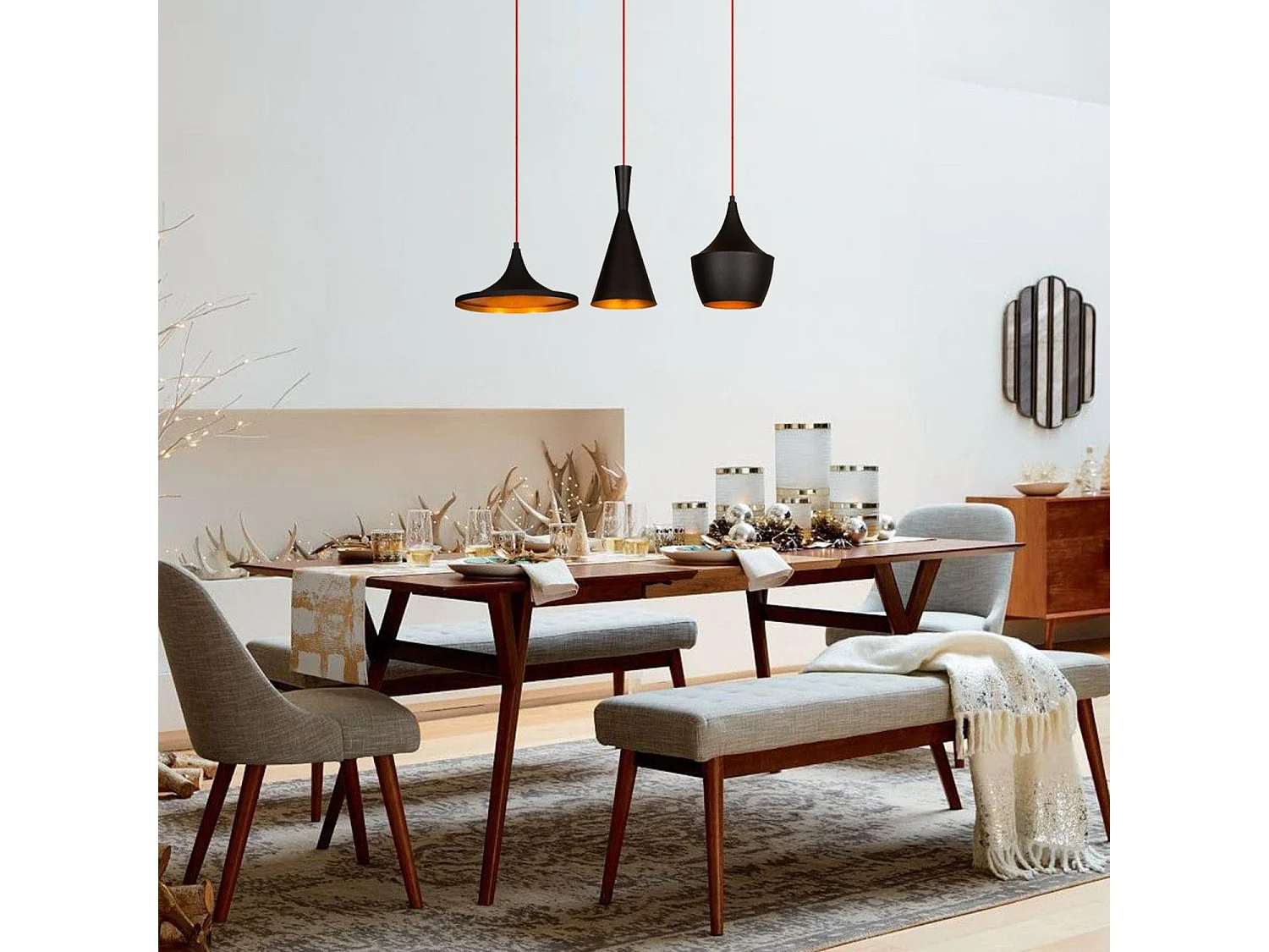 Candeeiro Moderno Elmas 3561 - Elegância e Sofisticação para o Seu Espaço