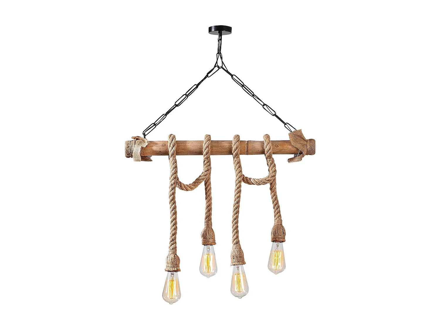 Candeeiro de Madeira Erebos - Design Moderno e Rústico para Iluminar o Seu Espaço